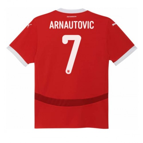 Austrija Marko Arnautovic #7 Domaci Dres EP 2024 Kratak Rukav